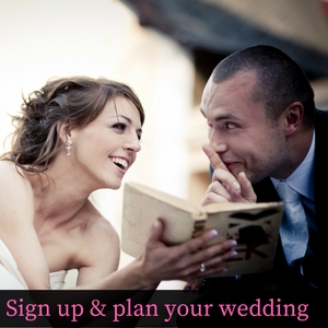Sign up & plan your wedding